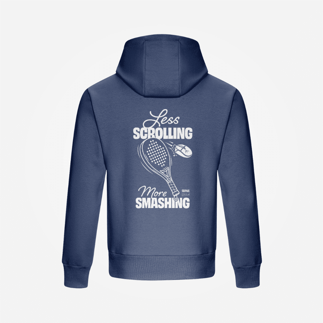 Less Scrolling More Smashing Hoody - Back