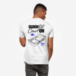 Clock Off Court On Tee - Back - Male