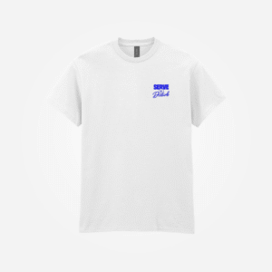 Clock Off Court On Tee - Front