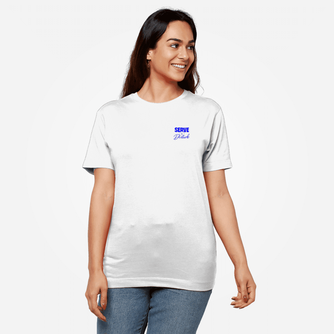 Clock Off Court On Tee - Front - Female