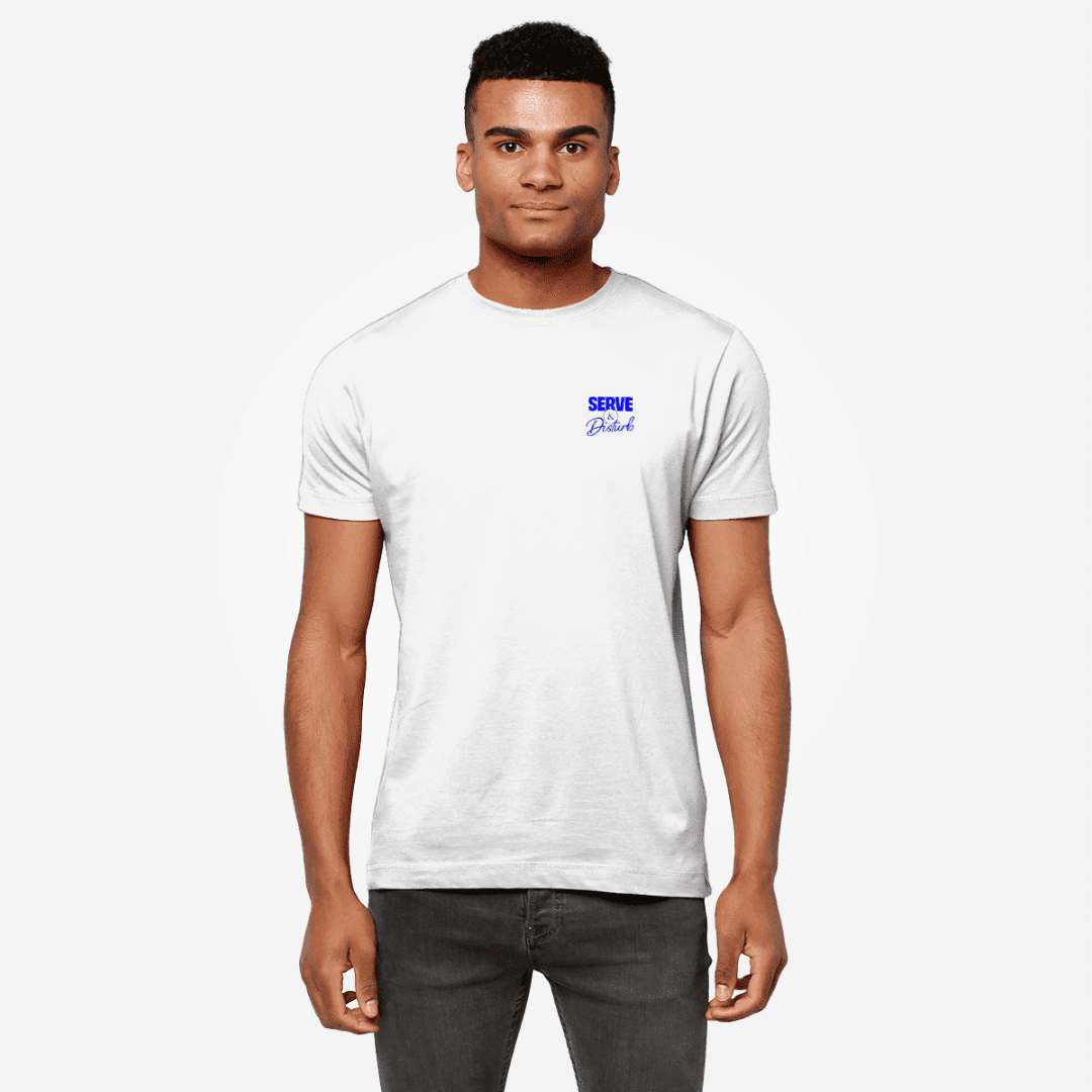 Clock Off Court On Tee - Front - Male
